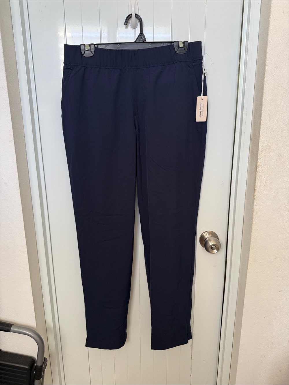 Tommy Bahama Navy Pull-On Stretch Pants